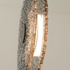 PENDANT LED LIGHT 11W 3000K METAL-GLASS, BLACK-SMOKED GREY (23074 Zambelis) - Zambelis