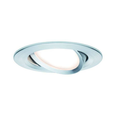 Oprawa wbudowana Nova Coin LED 3-st ściemnianie ruchoma 1x6,5W 2700K 230V Aluminium (PL93486) - PAULMANN