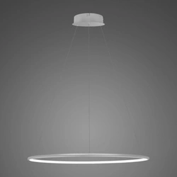 Lampa wisząca Ledowe Okręgi No.1 60 4k srebrna Dali (LA073/P_60_in_4k_silver_Dali) - ALTAVOLA DESIGN