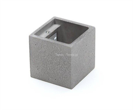 Kinkiet betonowy CUBE kol. ciemnoszary (D341184)