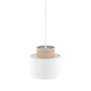 Lampa wisząca DUO WHITE JUTA (10078) - TK Lighting