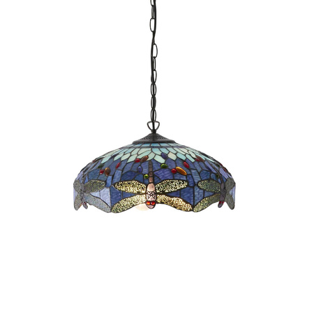 Lampa Wisząca Dragonfly blue (64080) Tiffany