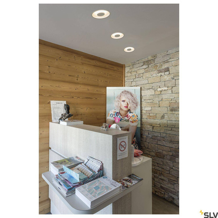 OCCULDAS 14, lampa wpuszczana, LED, 3000K, oświetlenie pośrednie, kolor biały, 15W (117331) - SLV