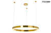 MOOSEE lampa wisząca RING LUXURY 90 złota (MSE010100190) - Moosee