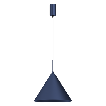 Lampa wisząca CAPITAL granatowa Ø32cm (MLP0962) - Milagro