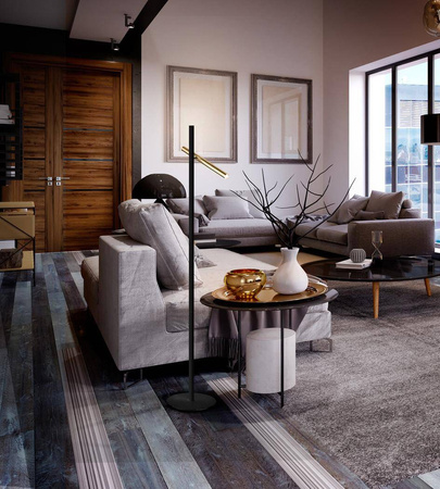 Varas lampa podłogowa 1L (373685) - Schuller