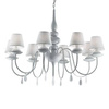 Żyrandol BLANCHE SP8 biała (035574) - Ideal Lux