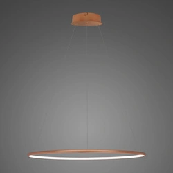 Lampa wisząca Ledowe Okręgi No.1 60cm 4k miedziana (LA073/P_60_in_4k_copper) - ALTAVOLA DESIGN