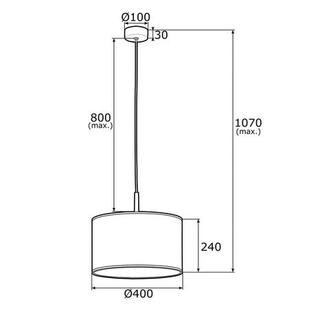 Lampa wisząca KARIN (4343) - ARGON