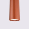 Lampa wisząca KARBON 1 ochra czerwona (SL.1630) - Sollux Lighting