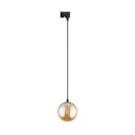 Oprawa wisząca na szynoprzewód TRACER BLACK bursztynowa (4928) - TK Lighting