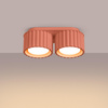 Plafon AURA 2 brzoskwiniowy Gx53 (SL.1828) - Sollux Lighting