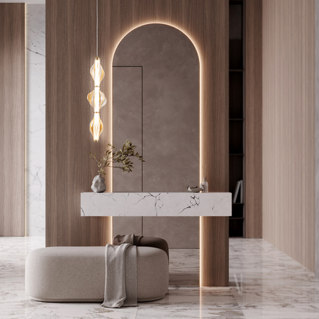 ELVA BRASS LAMPA WISZĄCA LED 22W (18214) - TK Lighting