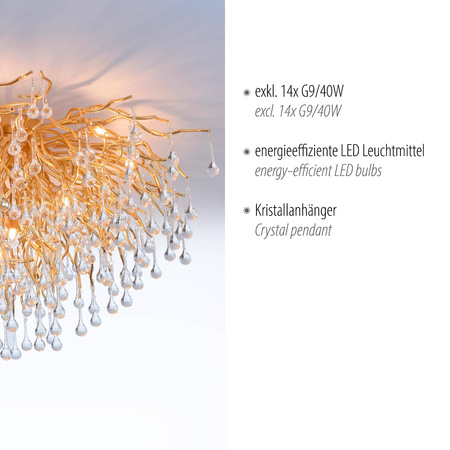 Lampa sufitowa ICICLE 100 cm (8092-11) - Paul Neuhaus