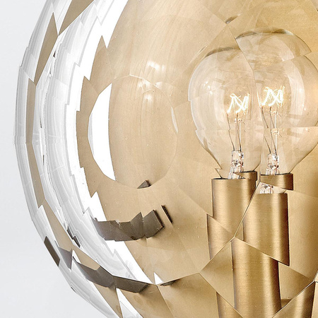 Kinkiet Leo - 1 źródło światła - Klasyczny mosiądz (QN-LEO-WB1-HB) - Quintiesse