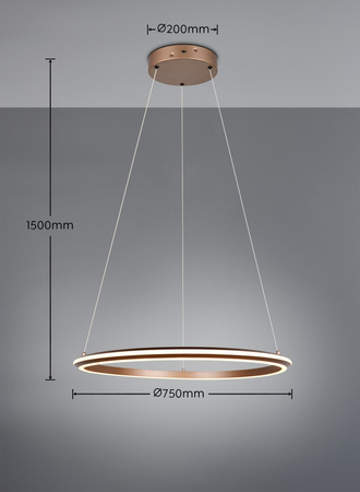 Nowoczesna lampa wisząca AMADOR (331019165) - Trio