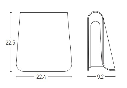 OUTDOOR WALL LIGHT LED 6W GRAPHITE (E245 Zambelis) - Zambelis
