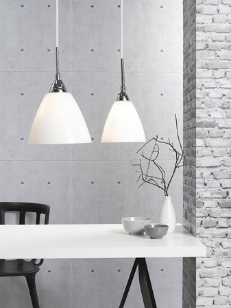 Lampa wisząca READ Nordlux E27 60W Szkło Biały