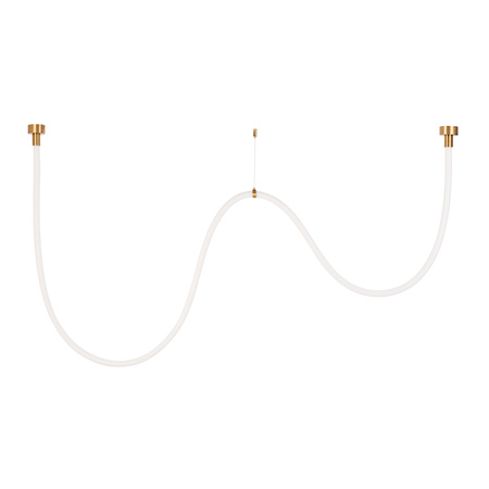 Lampa wisząca SNAKE LED wąż ledowy złota 300 cm (MD1021-3 gold) - Step into Design