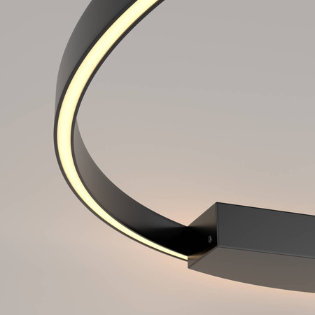 Kinkiet RIM Ø80 czarny (MOD058WL-L50B3K) - Maytoni