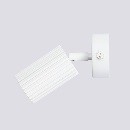 Kinkiet KARBON biały z włącznikiem (SL.1541) - Sollux Lighting