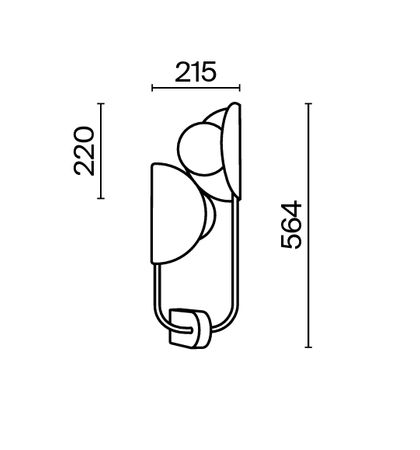 Kinkiet Tropic (MOD164WL-02BS1) - Maytoni
