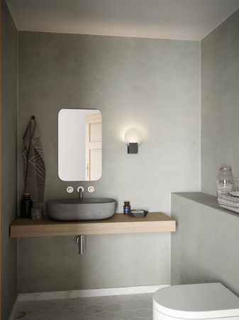 Lampa ścienna HESTER Nordlux LED  Tworzywo sztuczne Czarny