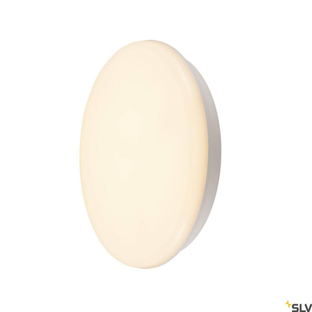 SIMA, wewnętrzna oprawa ścienna i sufitowa natynkowa LED, okrągła, biała, 3000 K, ściemnialna (1005085) - SLV