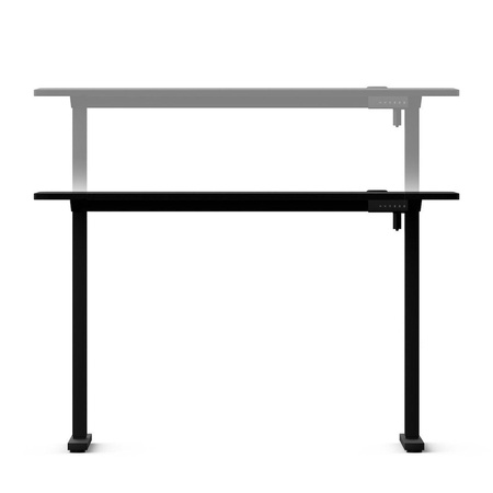 Biurko gamingowe regulowane elektrycznie Control+ 120 Czarny (LV0860) - LVN SYSTEM