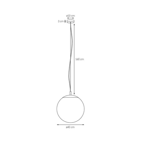Lampa wisząca ALUR rozm. L (10736102) - Kaspa