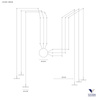 Lampa Wisząca MYSTERY 6 Kol. Czarny 3000K (0073.35.NE) - Vivida
