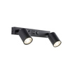 TOP BLACK 2 KINKIET Z USB (10277) - TK Lighting