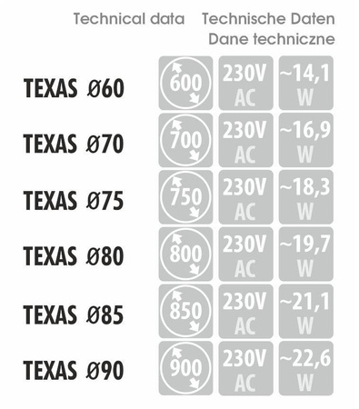 Lustro okrągłe TEXAS w ramie z oświetleniem LED na skórzanym pasku - MCJ
