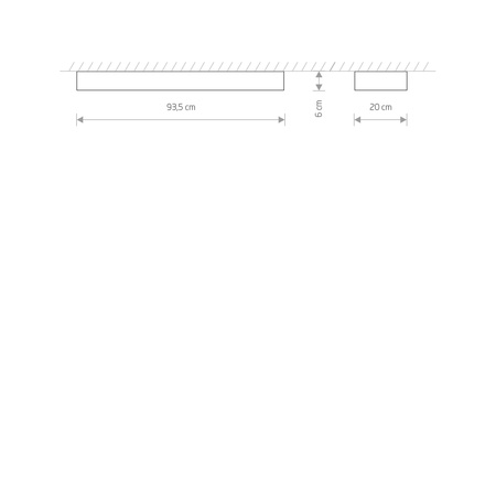 Plafon SOFT CEILING LED 90X20 (7542) - Nowodvorski