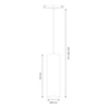 Wisząca lampa na szynę Magnetic track pendant 10mm 7W 3000-6000K (ML2179) - Milagro