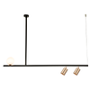 PENDANT LAMP 2XGU10 + 1XG9 BLACK-GOLD (22227 Zambelis) - Zambelis