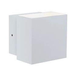 Oprawa elewacyjna Cybo LED 2x3W 230V IP65 kwadratowy 100x100mm Biały Aluminium (PL18003) - Paulmann