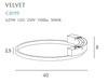 Plafon VELVET (C0199) - MAXlight