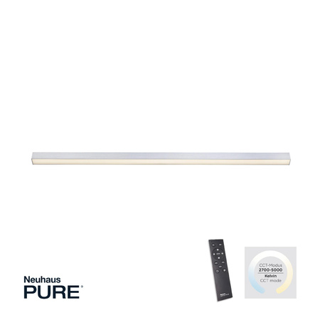 PURE-LINES LAMPA SUFITOWA ALUMINIUM (6021-95) - Paul Neuhaus