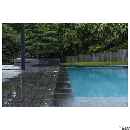 POWER TRAIL-LITE 42, zewnętrzna lampa gruntowa wpuszczana, LED, 3000 K, IP67, okrągła, stal nierdzewna 316 (228332) - SLV