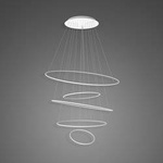 Lampa wisząca Ledowe okręgi No.5 Φ120 cm 3k biała dimm Altavola Design (LA085/P_120_in_3k_white_dimm) - ALTAVOLA DESIGN