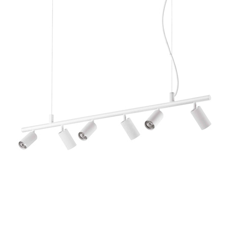 Lampa wisząca DYNAMITE Biały (DYNAMITE_SP6_BIANCO) - Ideal Lux