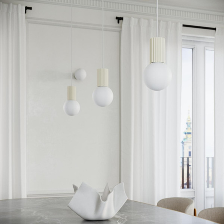 Lampa wisząca HALO 1 beżowa (SL.1719) - Sollux Lighting