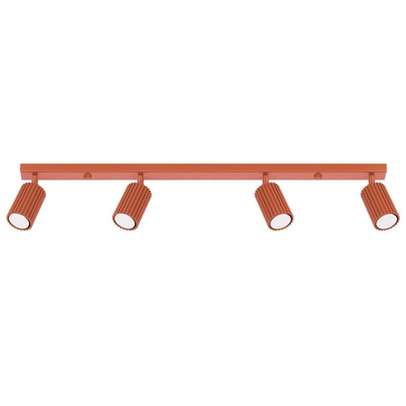 Plafon KARBON 4L ochra czerwona (SL.1641) - Sollux Lighting