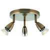 Lampa sufitowa Amalfi 3lt round antique brass 35W (60997) - Saxby