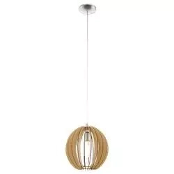 Lampa wisząca COSSANO drewniana (94764 - EGLO) - żyrandol
