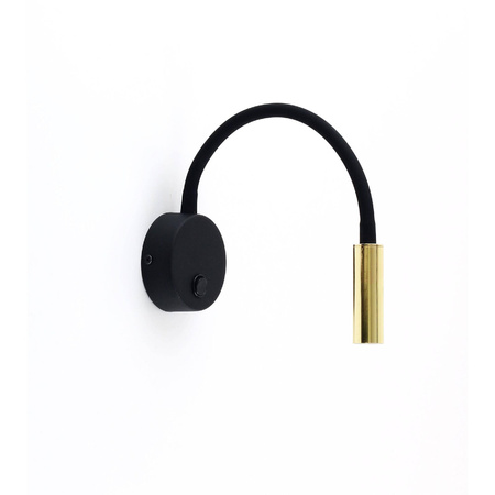 Kinkiet LAGOS BLACK/GOLD (10039) - TK Lighting