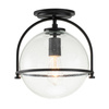 Lampa sufitowa Somerset - Czarny (QN-SOMERSET-F-C-BK) - Quintiesse
