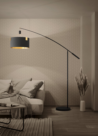 Lampa Podłogowa TORTOLA 1 czarna (39966) - EGLO