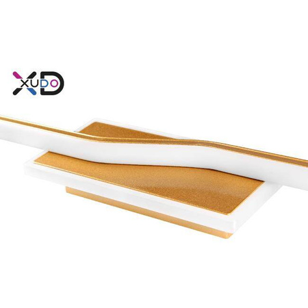 Kinkiet ścienny LED 12W 60cm 4000K złoty (XD-LA129G) - Xudo